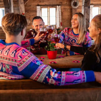 Pinkpop kersttrui